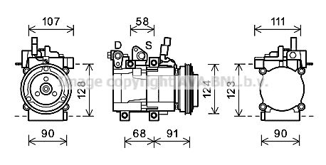AVA QUALITY COOLING kompresorius, oro kondicionierius HYK321